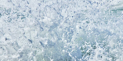 Abstract water detail in crashing waves Kilauea, Kaua'i, Hawai'i