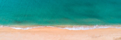 aerial drone footage Kaupea Beach, Kilauea, Kaua'i, Hawai'i